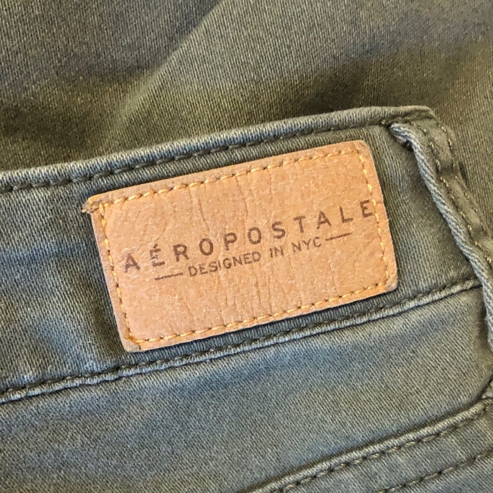 Aeropostale Olive Ankle Jeggings - Picture 4 of 6
